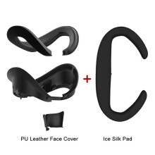 PU Leather Face Eye Mask Cover for 4/4 Ultra/Pro VR Glasses Protective Cover Accessories