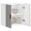 Berkfield Kitchen Wall Cabinet Porto Grey Sonoma Engineered Wood 4