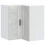 Berkfield Kitchen Wall Corner Cabinet "Porto" Concrete Grey Engineered Wood 2
