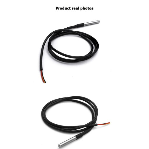 DS18B20 Digital Temperature Sensor Waterproof 100CM Digital Sensor Cable Stainless Steel Probe for  Projects 1