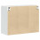 Berkfield Kitchen Wall Cabinet Porto High Gloss White Engineered Wood 8