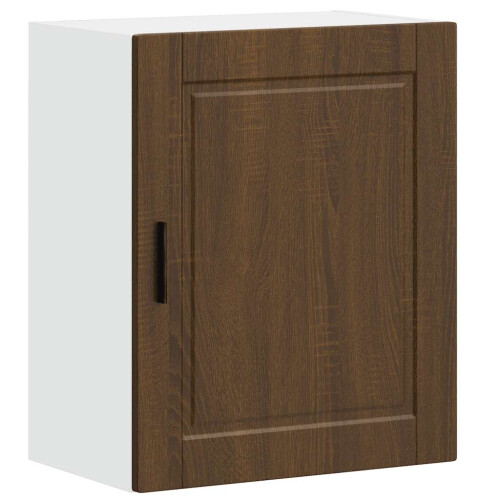 Berkfield Kitchen Wall Cabinet†Porto Brown Oak Engineered Wood 1