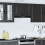 Berkfield Kitchen Wall Cabinet Porto Black Engineered Wood 4
