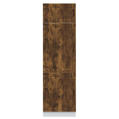 Berkfield Kitchen Cupboard "Porto" Smoked Oak Engineered Wood 2