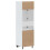 Berkfield Kitchen Cupboard "Porto" Smoked Oak Engineered Wood 6