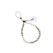 Chinese Style Phone Lanyard with Handcrafted Jade Accent, Removable Braided Strap for Secure Carry