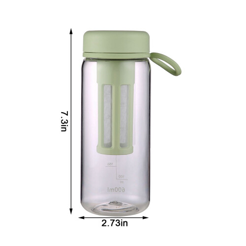 Cold Brew Cup Infuser Bottle 600ml Double-Layer Filter 1