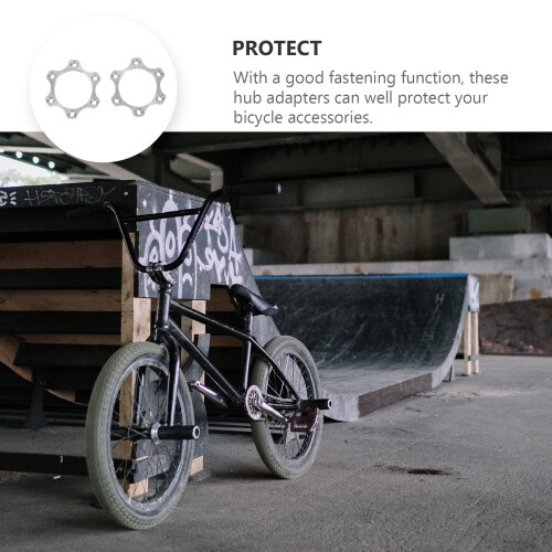 Cykelskivebremseskiveadapter aluminiumslegering 2 stk. 2