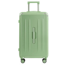 24 Inch Hard Shell Spinner Suitcase for Women with USB Charging, Cup Holder and Lock, Green