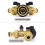 2x messingforbindelse tovejs messinghane manifold messing haveslange med 5