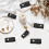 12 Pack Black Leather Cabinet Knobs and Drawer Pulls, Modern Leather Design with Soft Grip, Easy SingleHole Install 4