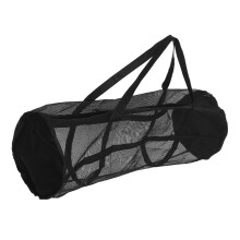 Large Capacity Mesh Sports Equipment Bag with Breathable Design and Dual Shoulder Straps for Soccer Basketball Gym