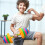 Kids interactive playset with adjustable plastic dumbbells 4