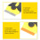 ABS Kitchen Scraper Set 2Pcs Black and Yellow NonScratch Plastic Cleaning Scraper for Cooktop 3