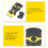 ABS Kitchen Scraper Set 2Pcs Black and Yellow NonScratch Plastic Cleaning Scraper for Cooktop 5