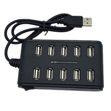 10-Portars HöGhastighetsföRläNgningskabel USB 2.0 Hub-Adapter för BäRbar PCB-GräNssnittsenhet