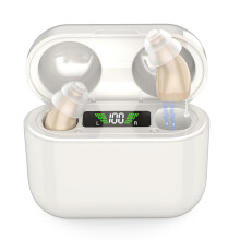 Rechargeable Invisible Hearing Aids for Seniors with Intelligent Noise Reduction and Natural Sound Quality