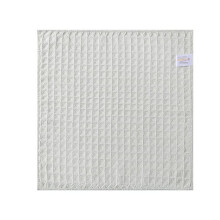 Ultra Absorbent Waffle Weave Microfiber Dish Cloths 8 Pack 12x12in Light Grey Fast Drying Kitchen Towels