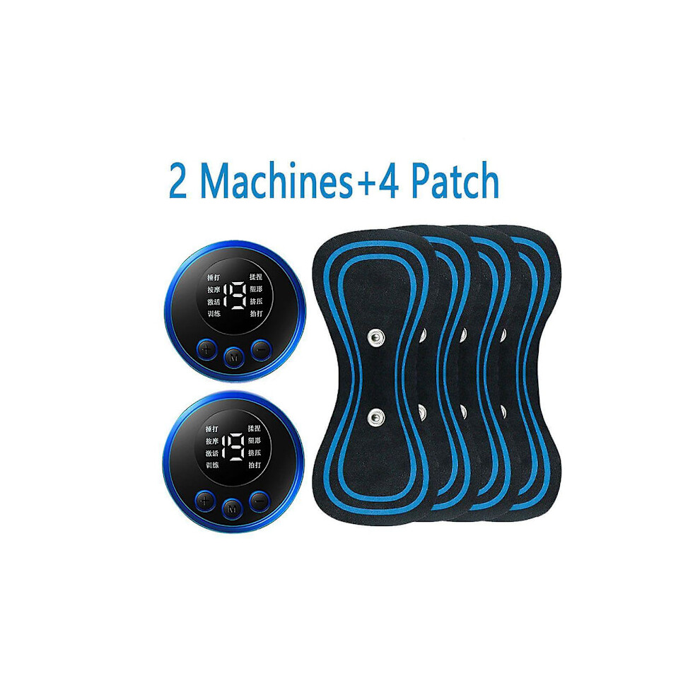 EMS Neck Massager Rechargeable 8 Modes 19 Gears TENS Muscle Pain with