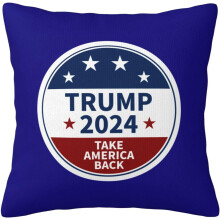 Capas de almofada dupla face AEFER Trump2024Take America Back, estilo fazenda, para decoração de sofá, cama e poltrona.
