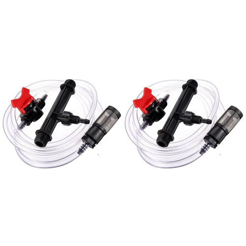 Kit de 2 tubes d'arrosage Venturi 3/4 pour système d'irrigation de jardin