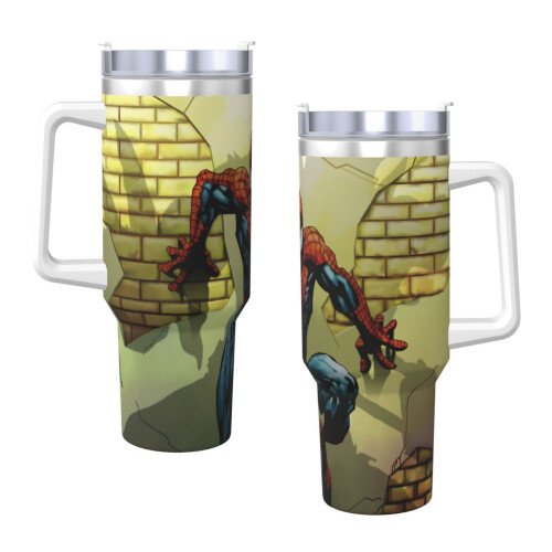 SpiderMan 40oz H2.0Ποτήρι από ανοξείδωτο ατσάλι με μόνωση κενού αέρος με καπάκι και