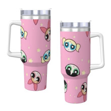 Powerpuff-jentene 40oz H2.0 rustfritt stål vakuumisolert med
