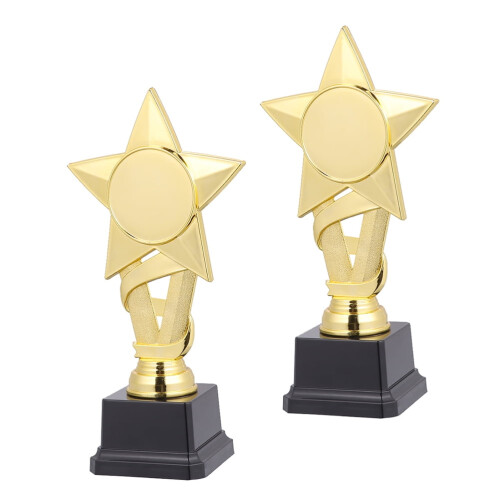Παιδικό Τρόπαιο Αθλητικού Ποδοσφαίρου Toddler2Pcs σε Σχήμα Αστεριού Πλαστικό Τρόπαιο