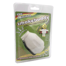 Smokebuddy personlig luftrenser med aktivt karbonfilter (hvit)