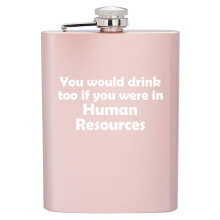 225 g roséguldfärgad höftkolv i roséguld med tratt som du skulle dricka