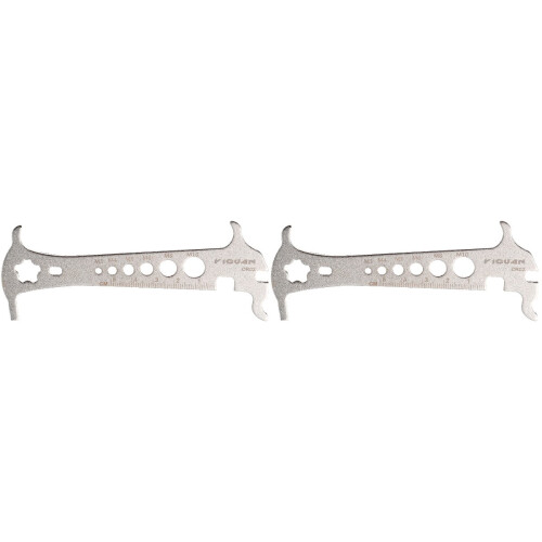 Indicateur d'usure de chaîne de vélo (2 pièces)