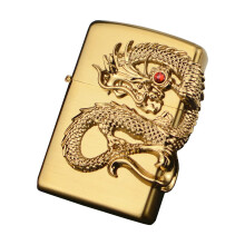 Embossed Dragon Windproof Jet Flame Lighter, Refillable Zinc Alloy Torch for Outdoor Gift Collection