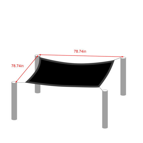 Fankiway parasol rectangulaire extérieur 95% UV 2