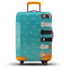 Elastic Luggage Cover for Travel, Durable Washable Suitcase Protector with Vivid LongLasting Print