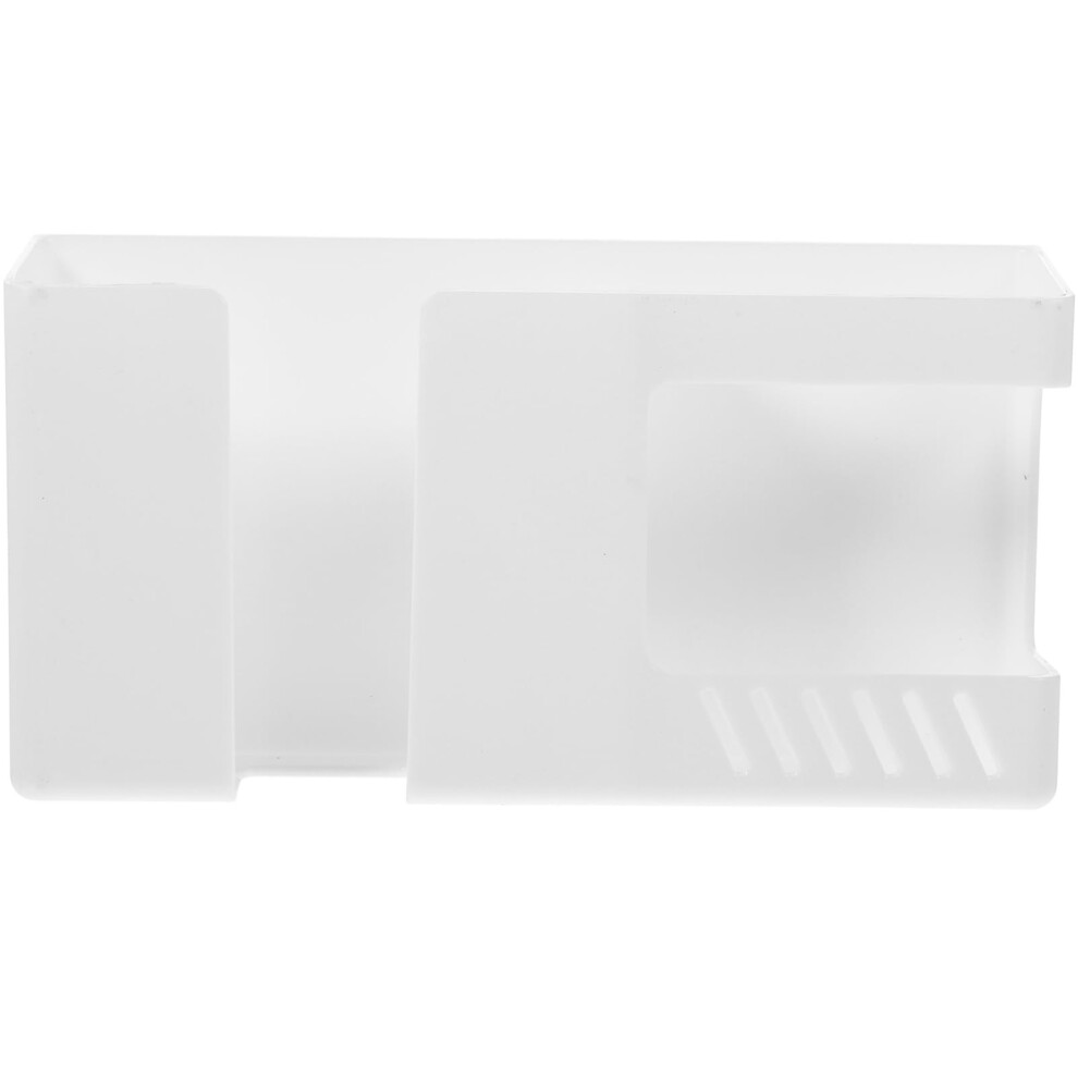 Wall Phone Holder And Charging Station Organizer, Easy Install Space Saver For Bedside And Remote Control Storage 9045646641799