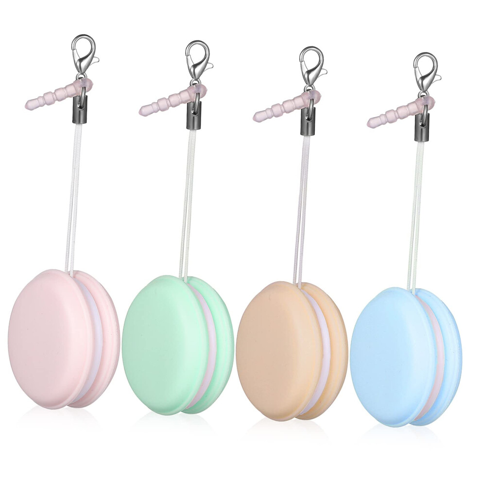 4Pcs Macaron Phone Screen Cleaner With Lanyard Soft Surface Compact Design For Phones Tablets Lenses 9045646641805