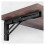 2PCS Heavy Duty Stainless Steel Folding Shelf Bracket, Adjustable Triangle Wall Mounted Table Support (Type 4) 4