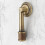 Solid Brass and Walnut Cabinet Handle Nordic Style Wardrobe Drawer Pull Bar for Closet and Cupboard 5