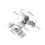 Sliding Door Lock with Secure Latching Design, Easy Drilling Installation, Size G Gate Latch Hardware 2