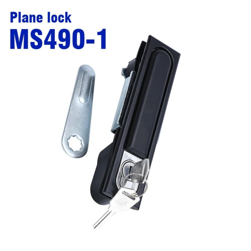 MS4901 Switch Control Cabinet Lock for Electrical Panel, Durable Iron Construction, Secure Locking Mechanism, 1Pc 1