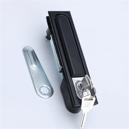 MS4901 Switch Control Cabinet Lock for Electrical Panel, Durable Iron Construction, Secure Locking Mechanism, 1Pc 2
