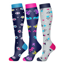 3 Pairs Compression Socks 2030mmHg for Men and Women, Breathable Quickdry, Ankle Support, Ideal for Nurses, Travel and Sports