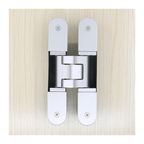 3D Concealed Door Hinge Black, Adjustable Hidden Hinge with Removable Design, Size B1lack 1