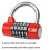 2Pcs Silver Heavy Duty Combination Padlock with 5 Digit Resettable Code for Gate and Fence 5