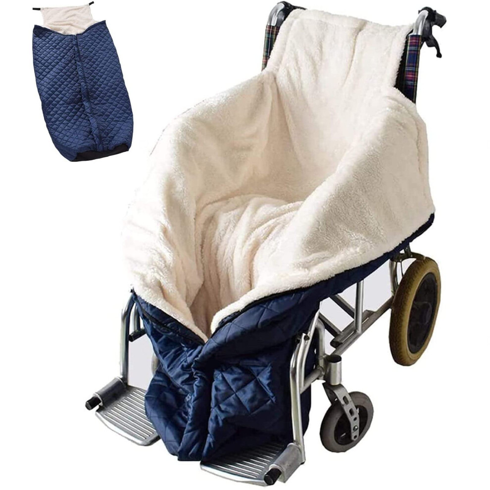 Wheelchair Blanket for Adults with Targeted Heat Coverage, Universal Fit, Durable Windproof Fabric
