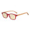 Blue Light Blocking Computer Reading Glasses +1.00, Yellow Filter Lenses, Red Frame with Bamboolook Temples 1