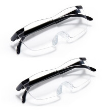 Hands Magnifying Glasses 180% Clear Enlargement AntiBlue Light Lenses for Close Work 2Pcs