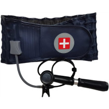 Lumbar Support Belt for Back Pain Relief, Inflatable Decompression Spine Traction Brace, Blue One Size