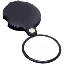 Large Handheld Magnifying Glass with Ergonomic Comfort Grip for Seniors Reading Books and Newspapers