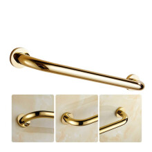Gold Bathroom Grab Bar 32cm Safety Handrail with Polished Brass Finish, Reliable Support for Elderly